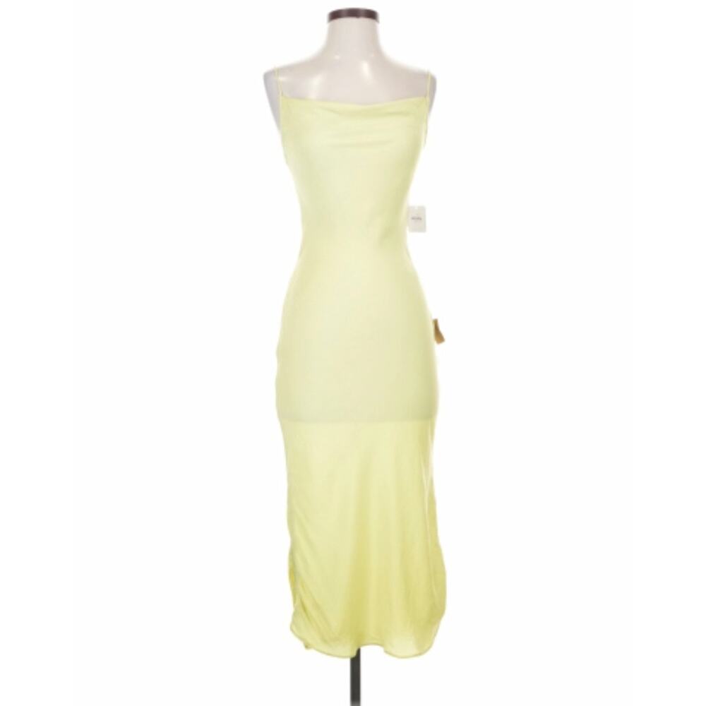 Intimately Free People Midi Dress Yellow NWT